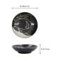 Preview: Pastateller Kawaii Black Whale, Porzellan, Ø 20,8 cm, 650 ml, Art.-Nr. 33950