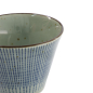 Preview: TDS, Mashiko becher, Tokusa, Ø 7,5x5,3 cm Blau, Art.-Nr. 34019
