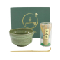 Preview: 11x8cm Matcha Schale Geschenkset 4Stk bei Tokyo Design Studio (Bild 1 von 4)