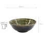 Preview: TDS, Ramen Bowl, Shinryoku Green, Ø 21 x 7.8 cm, 1000ml - Item No. 34065