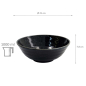 Preview: TDS, Ramen Bowl, Kuromoku Black, Ø 21 x 7.8 cm, 1000ml - Item No. 34070