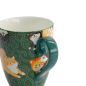 Preview: TDS, Kawaii Tasse in Geschenkbox, Shiba, Grün, 340ml, Ø 8,5x10,2cm , Item No. 34119
