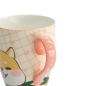 Preview: TDS, Kawaii Tasse in Geschenkbox, Shiba, Rosa, 340ml, Ø 8,5x10,2cm , Item No. 34120
