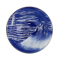 Preview: TDS, Ramen Schale, Hokusai Fuji, Weiß/Blau, Ø 21x8,5cm - Art Nr. 34161