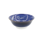 Preview: Ramenschale Hokusai Fuji Weiß/Blau, Porzellan, Ø 21 cm, Art.-Nr. 34161