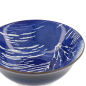 Preview: TDS, Ramen Schale, Hokusai Fuji, Weiß/Blau, Ø 21x8,5cm - Art Nr. 34161