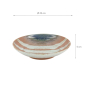 Preview: TDS, Deep Suisho Plate, Aka-cha, Ø 23 x 5cm, Brown, Item No. 34251