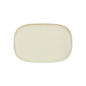 Preview: Ovaler Teller Umizuna Beige, Porzellan, 24 × 16 × 2 cm, Art.-Nr. 34288