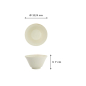 Preview: Reisschale Umizuna Beige, Porzellan, Ø 12,9 cm, Art.-Nr. 34290