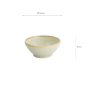Preview: TDS, Schale, Umizuna Beige, Ø 9x4cm - Art Nr. 34292