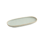 Preview: Oval Plate Minto Green, Porcelain, 24 × 16 × 2 cm, Item No. 34295