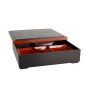 Preview: TDS, Bentobox, ABS Lacquerware, 25,5 cm x 25,5 cm, Item No. 4193