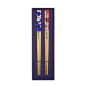 Preview: TDS, Chopstick Set, Red & Blue Flower, 2 pair, 22,5 cm, Item No. 4236