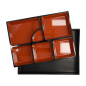 Preview: Bento Box Red, Black, ABS Lacquerware, 35 × 26 cm, Item No. 4655