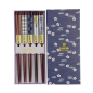 Preview: TDS, Chopstick Set, Mixed Designs, 5 pair, Item No. 4800