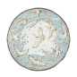Preview: TDS, Plate, Crane, Light Blue, Ø 22x4cm, Item No. 617348