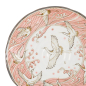 Preview: TDS, Plate, Crane, Pink, Ø 22x4cm, Item No. 617355