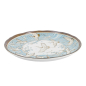 Preview: TDS, Plate, Crane, Light Blue, Ø 24.7x3cm, Item No. 617362