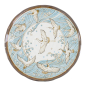 Preview: TDS, Plate, Crane, Light Blue, Ø 24.7x3cm, Item No. 617362