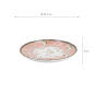 Preview: TDS, Plate, Crane, Pink, Ø 24.7x3cm, Item No. 617379