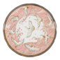 Preview: TDS, Plate, Crane, Pink, Ø 24.7x3cm, Item No. 617379