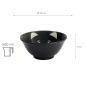 Preview: TDS, Schale, Kawaii Cat Neko, Schwarz, Ø 15x7cm, 500ml - Art Nr. 617584