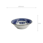 Preview: TDS, Sauce Bowl, Kawaii Lucky Cat Neko, Seikaiha-Neko Blue, Ø 11.5 x 4 cm - Item No. 617645