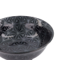 Preview: TDS, Ramenschale, Kuromonyo Asanoha, Schwarz, Ø 20,5x8cm 1200ml, Art.-Nr. 617980