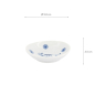 Preview: TDS, Saucenschale, Kawaii Hananeko Cat, Blau, Ø 9,8 x 2,5 cm- Art Nr. 618017