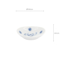Preview: TDS, Saucenschale, Kawaii Hananeko Cat, Blau, Ø 9,8 x 2,5 cm- Art Nr. 618031