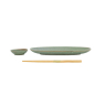 Preview: TDS, Sushi Set, Vert Sauge, Geschenkset, 2-tlg. mit Essstäbchen, Art.-Nr. 619472