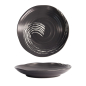 Preview: TDS, Plate, Black Maru, Ø 21.6x2.7cm, Item No. 7486