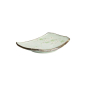 Preview: Sushi Plate Green Cosmos, Stoneware, 22 × 15 × 2.5 cm, Item No. 7805