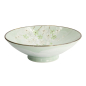 Preview: TDS, Bowl, Green Cosmos, Ø 24x8cm 1400ml, Item No. 7809