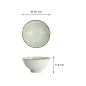 Preview: Reisschale Green Cosmos, Steinzeug, 600 ml, Art.-Nr. 7811