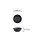 Preview: Saucenschale Schwarz, Melamin, 150 ml, Art.-Nr. 8020