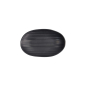 Preview: Rechteckiger Teller Zen Schwarz, Melamin, 18,4 × 11,4 × 2,8 cm, Art.-Nr. 8021