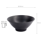 Preview: TDS, Bowl, Melamine, Ø 14.2x6.35cm, 325ml, Item No. 8024