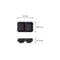 Preview: Sauce Bowl Black, Melamine, 13 × 8.5 × 3 cm, Item No. 8026