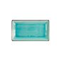 Preview: Sushi-Platte Glassy Turquoise, 21,5 × 12,7 cm, Art.-Nr. 8167