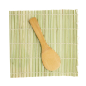 Preview: TDS, Sushi Bambusmatte mit Reis-Spatel Shimoji, Kitchenware, 24 cm x 24 cm, Art.-Nr. 8318