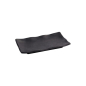 Preview: Serving Platter Zen Black, Melamine, 22.5 × 15 × 2.3 cm, Item No. 8554
