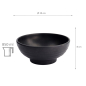 Preview: TDS, Bowl, Melamine, Ø 19x8cm, 850ml, Item No. 8556