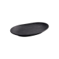 Preview: Sushi-Platte Zen Schwarz, Melamin, 23 × 14,5 × 3,5 cm, Art.-Nr. 8559