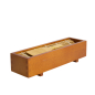 Preview: TDS, Sushi Form für Oshizushi mit Bambusmatte und Reis-Spatel, Kitchenware, 26,5 x 6,5 x 7,8 cm, Holz, Art.-Nr.: 8887