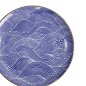 Preview: TDS, Teller, Seigaiha, Blau, Ø 25x3cm, Art.-Nr. 14158