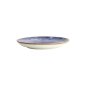 Preview: Plate Seigaiha Blue, Brown, Porcelain, Ø 21.5 cm, Item No. 14209