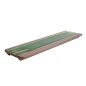 Preview: Serving Plate Mino Craft Green, Stoneware, 48 × 17 × 3.9 cm, Item No. 14326