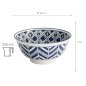Preview: Reisschale Tokyo Blue Mixed Bowls, Porzellan, 550 ml, Art.-Nr. 15405
