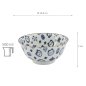 Preview: Reisschale Kawaii Lucky Cat Neko Blau, Porzellan, 500 ml, Art.-Nr. 15427